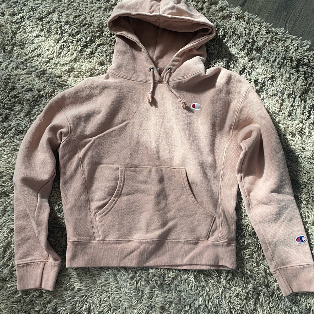 Champion Women's Light Pink Hoodie